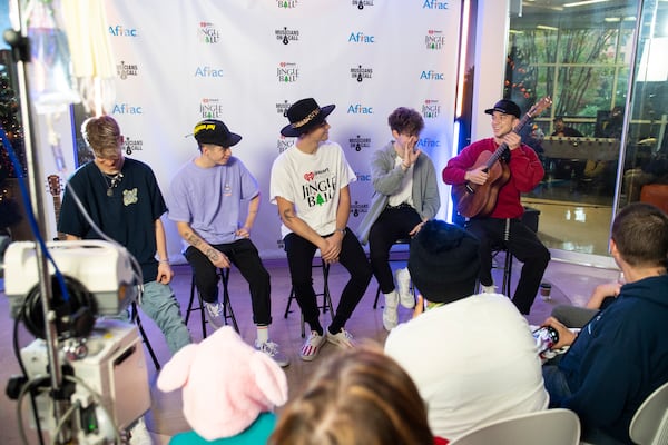 The popular boy band Why Don't We visited Aflac Cancer &amp; Blood Disorders Center of Children’s Healthcare of Atlanta on Oct. 30 and performed for some of the kids and their families.