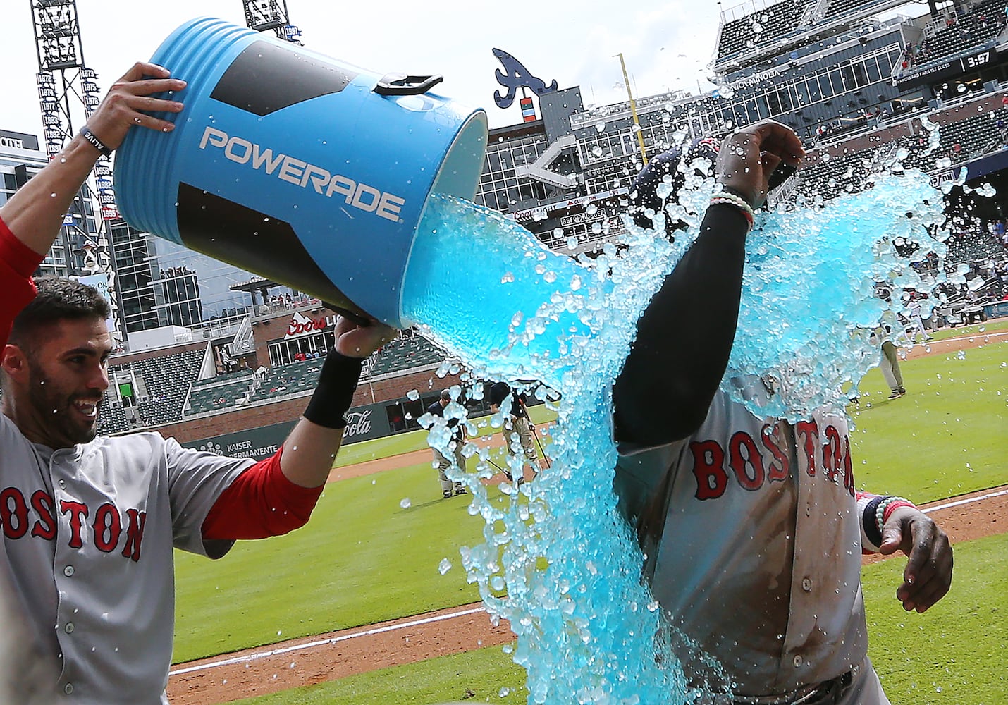 Photos: Braves collapse at home against Red Sox