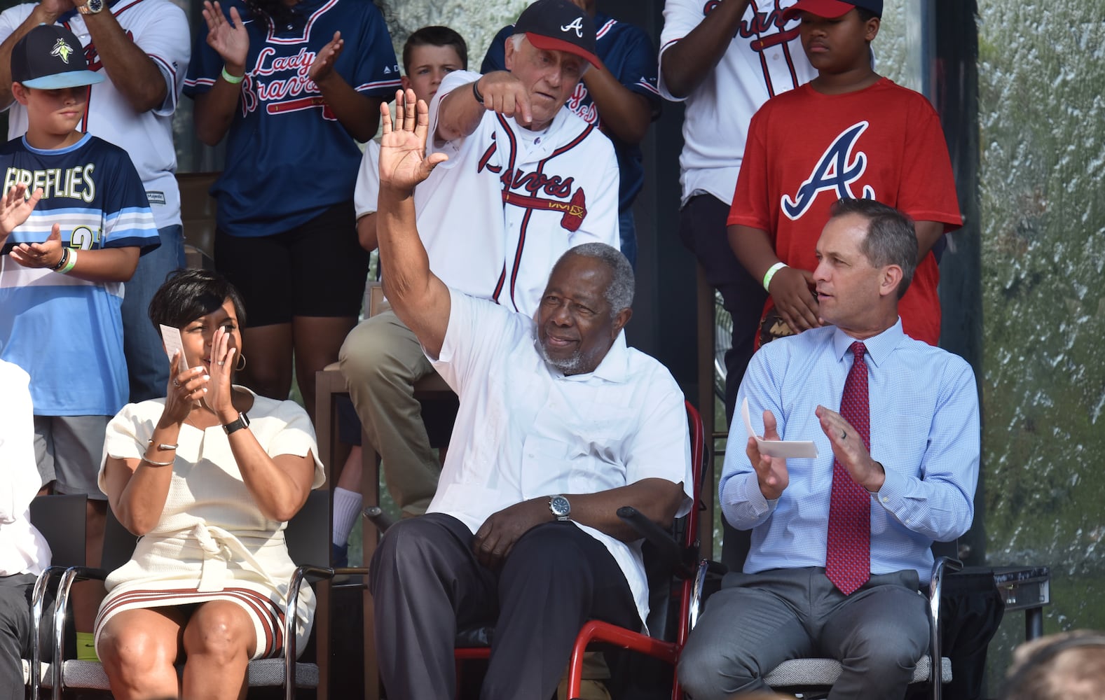 Photos: Braves celebrate landing All-Star game