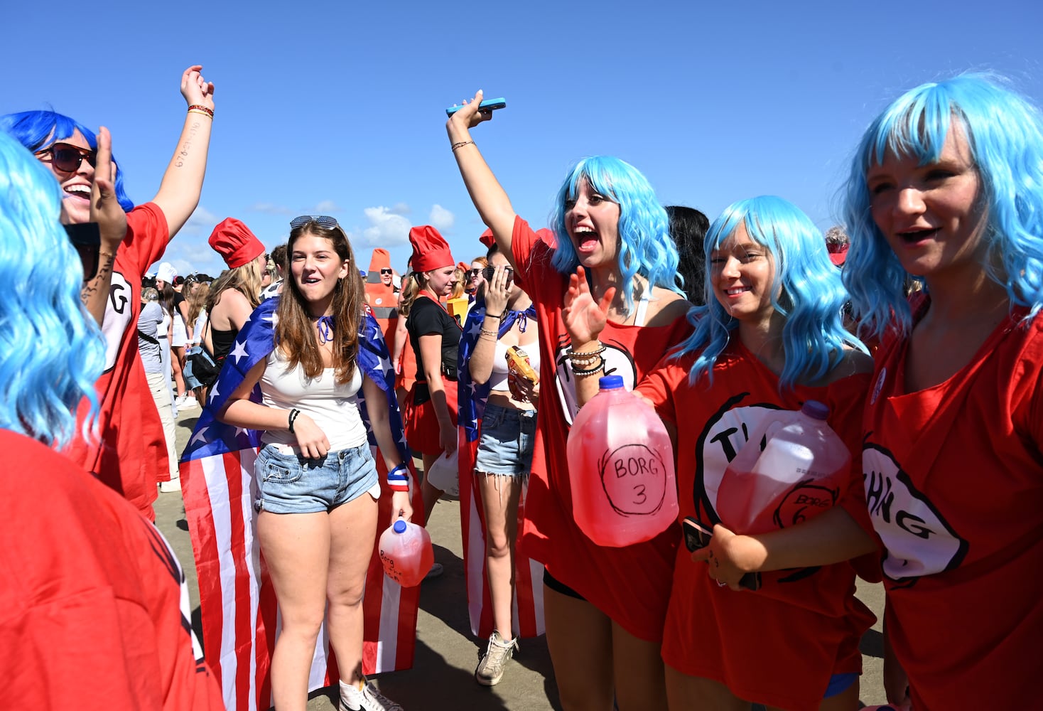 Frat Beach ahead of Georgia Florida game