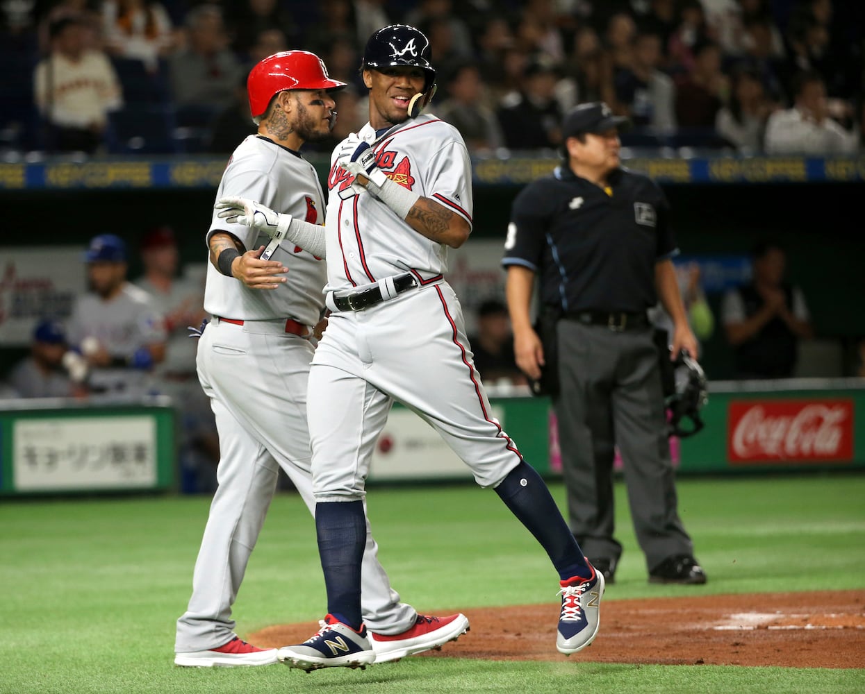 Photos: Braves’ Ronald Acuna playing in Japan