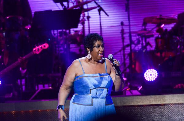 WASHINGTON, DC - JANUARY 14: Aretha Franklin performs during the  BET Honors 2012 at the Warner Theatre on January 14, 2012 in Washington, DC. (Photo by Kris Connor/Getty Images)