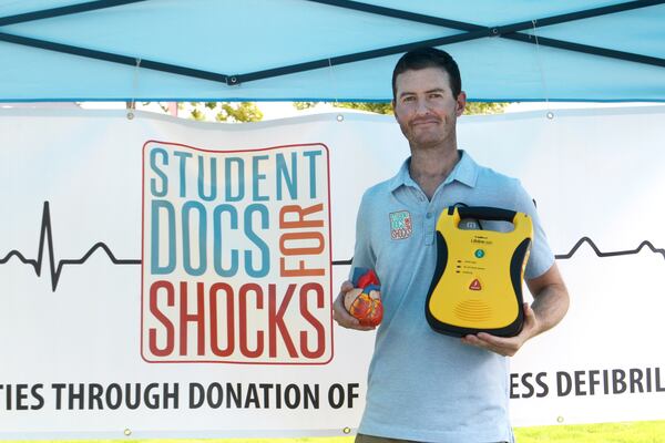 Chris Griesser came up with the idea for Student Docs for Shocks, a group that's committed to helping non-hospitalized heart attack victims. Courtesy of Student Docs for Shocks