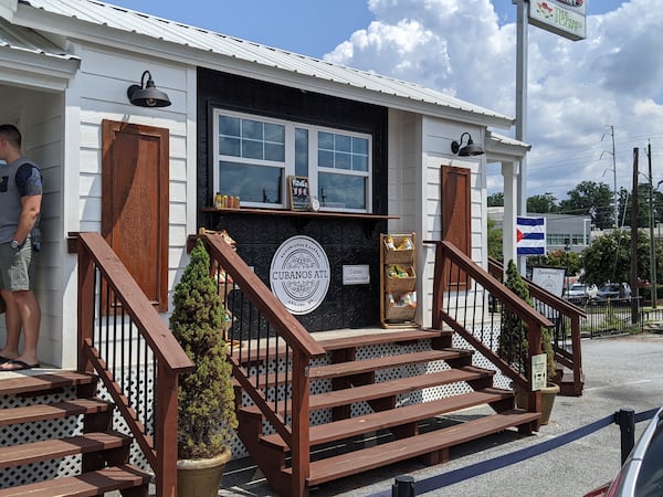 Cuban sandwich shop Cubanos ATL has three locations in metro Atlanta. The original operates out of a tiny house in a Roswell Road strip mall. Courtesy of Paula Pontes