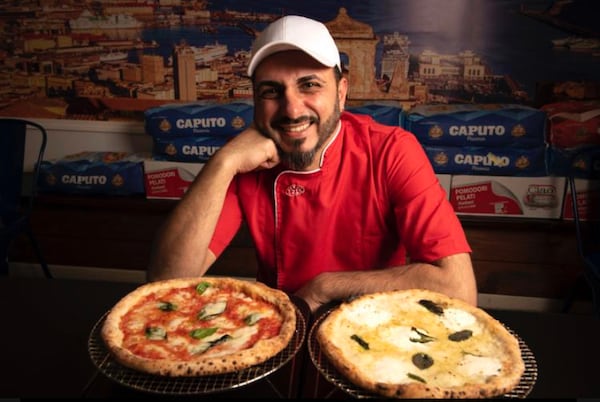 Massimo Andreozzi opened Vesuvio Pizzeria Napoletana in January, after spending 24 years learning the best techniques for making pizza. Courtesy of Massimo Andreozzi