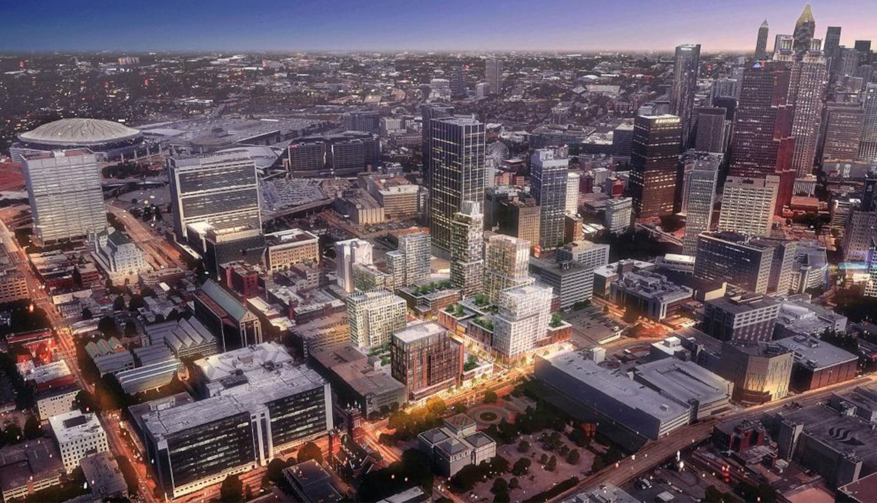 Underground Atlanta rendering