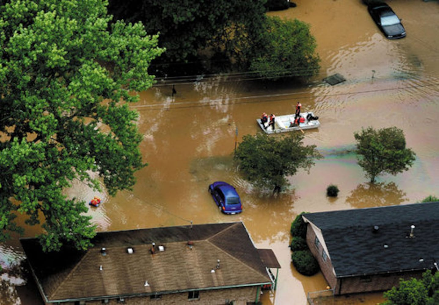 Atlanta flooding: Aerial photos