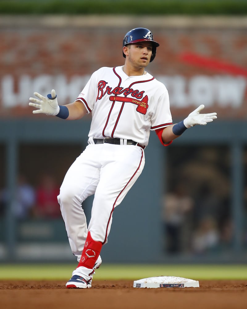 Photos: Austin Riley has two more hits in second Braves game