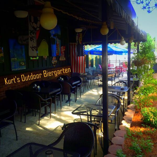 Kurt's outdoor beer garden (photo credit: Kurt's Bistro)