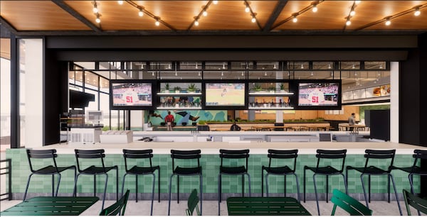 The Battery Atlanta location of Shake Shack will be the first in the U.S. with a bar. / Courtesy of Shake Shack