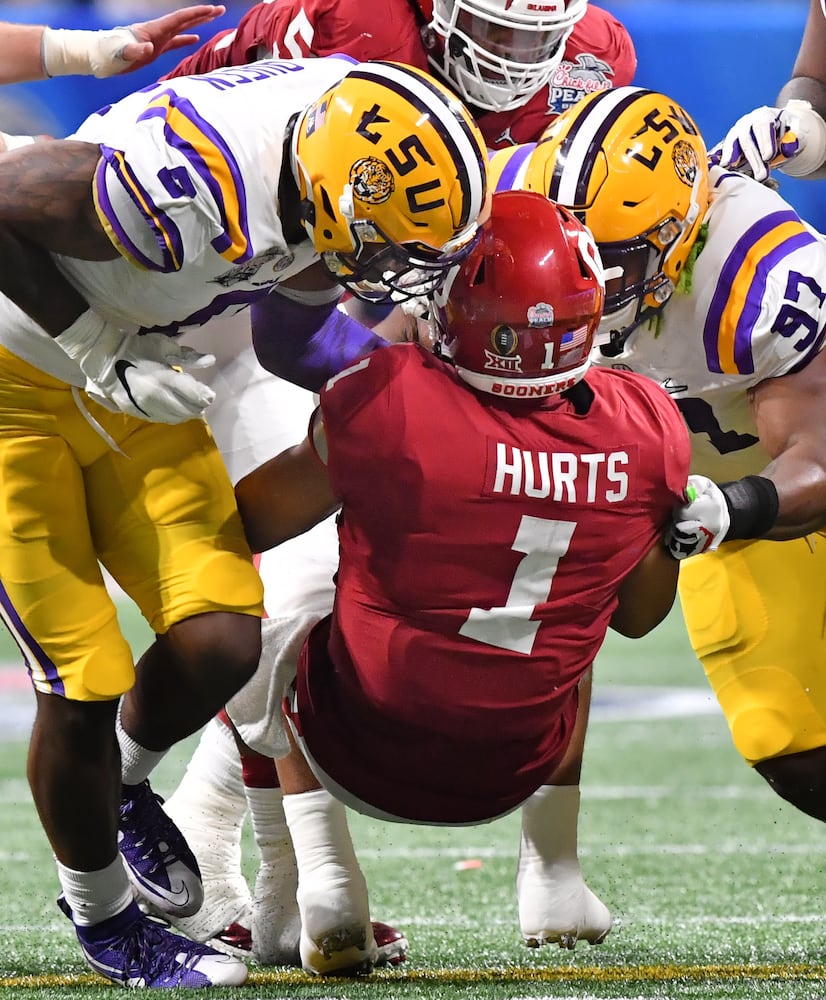 Photos: LSU crushes Oklahoma in Peach Bowl in Atlanta