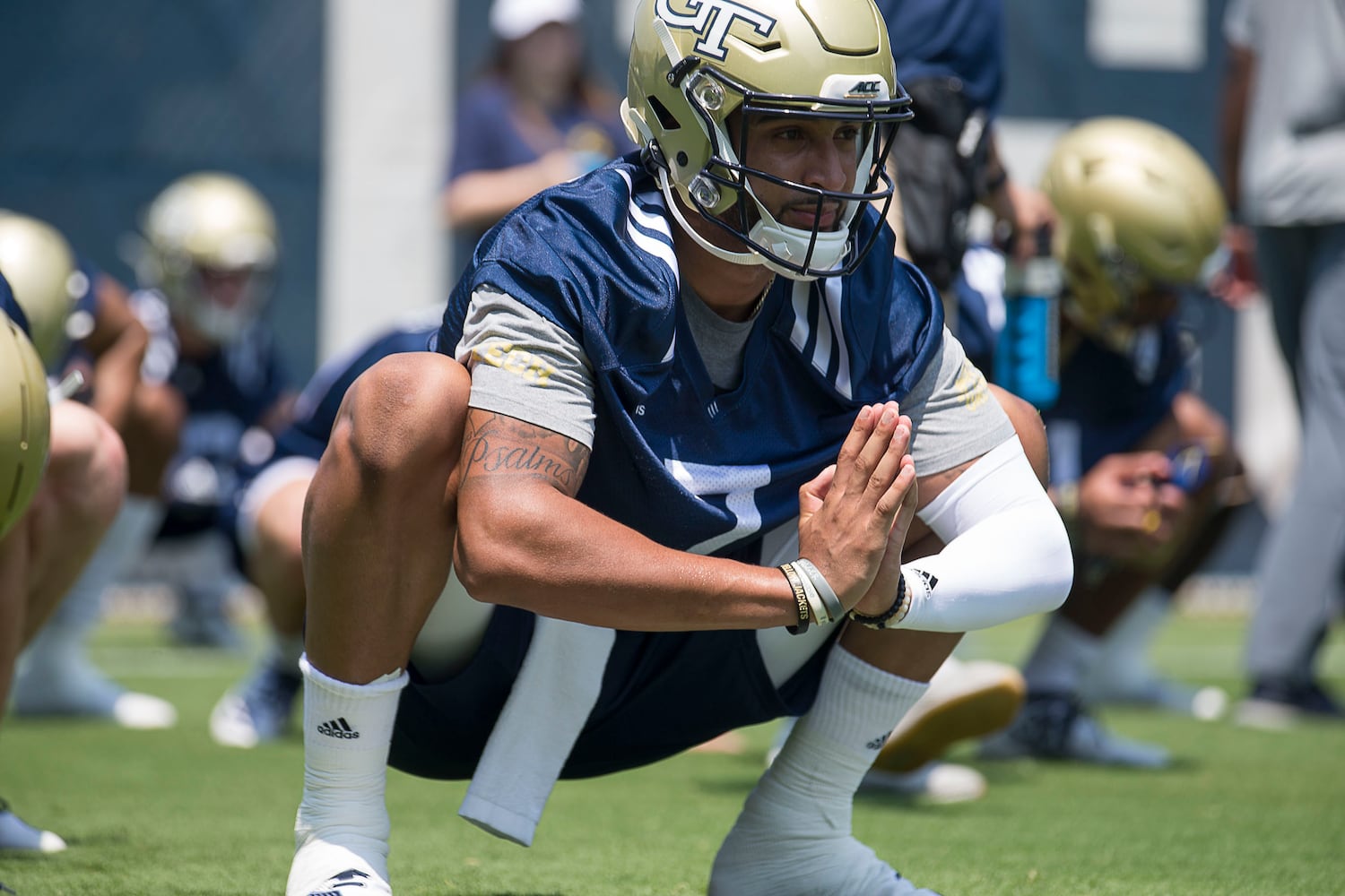 Photos: New coach Geoff Collins has Georgia Tech on the field