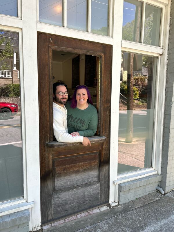 Christian and Anne Green opened Grant Park coffee shop Green Beans ATL in April. / Courtesy of Green Beans ATL