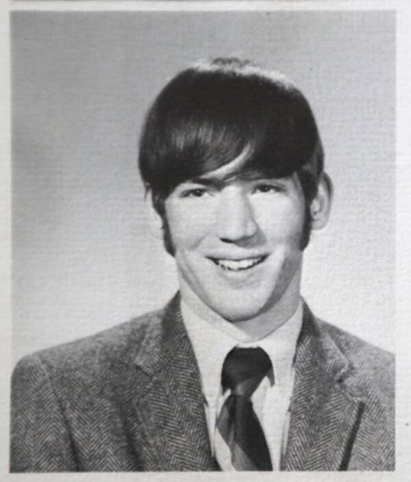 Paul McLennan in his 1971 yearbook photo. He says that when he was a teenager, he was abused by a Catholic priest in a suburb of Chicago. BOB ANDRES /BANDRES@AJC.COM