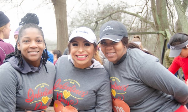 It’s all smiles as three girlfriends finish the Horizon Race Solutions’ Galentine’s Day 5K race.
Courtesy of Phoxtography