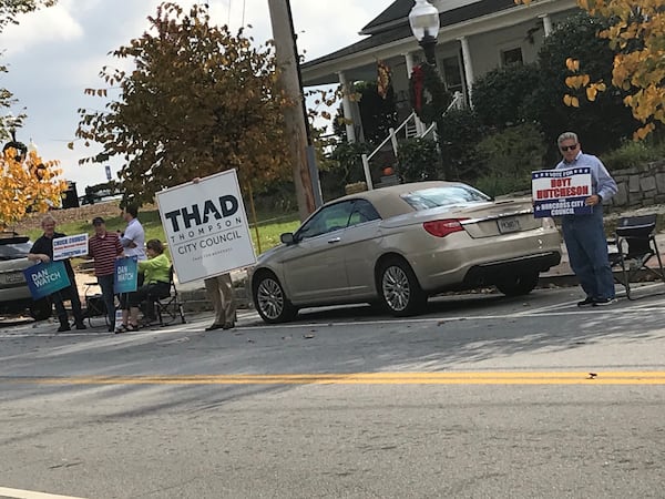 Candidates for the two open Norcross city council seats say "We're all friends."