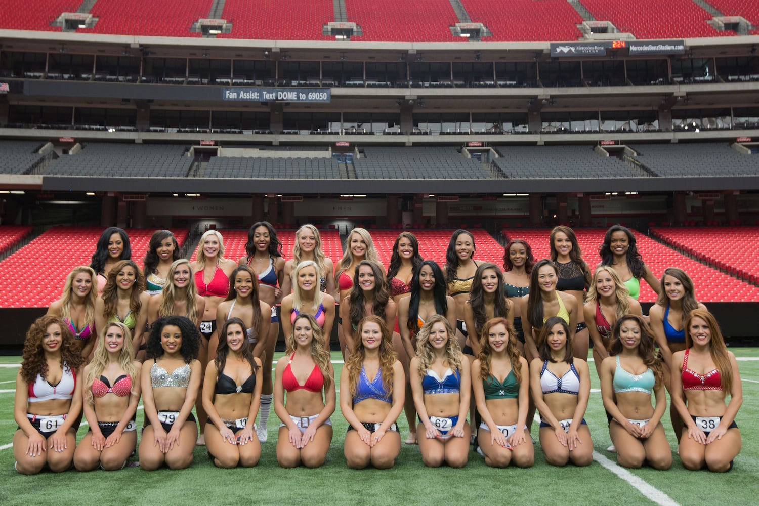 Atlanta Falcons cheerleader tryouts