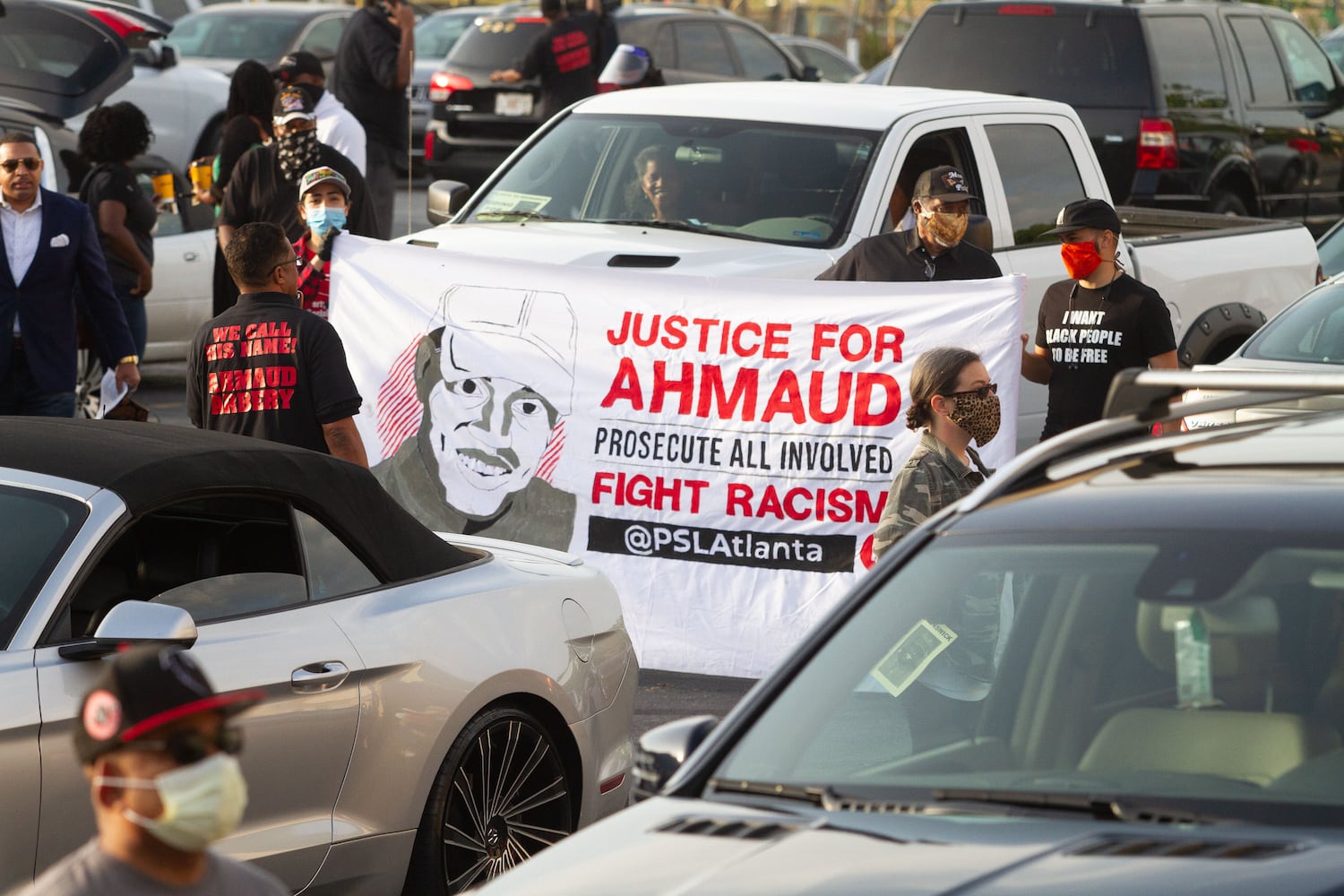 PHOTOS: Residents gather to demand justice in Ahmaud Arbery case