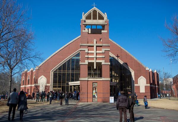 Photo of the Ebenezer Baptist Church located near The King Center in Atlanta on January 15th, 2018.  (Photo by Phil Skinner)