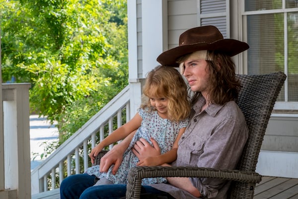  Chandler Riggs as Carl Grimes - The Walking Dead _ Season 8, Episode 9 - Photo Credit: Gene Page/AMC