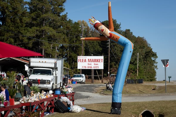 Sweeties Flea Market, located off U.S. 19/41 in Hampton, is open from 7 a.m. to 4 p.m. both Saturdays and Sundays. Steve Schaefer/steve.schaefer@ajc.com