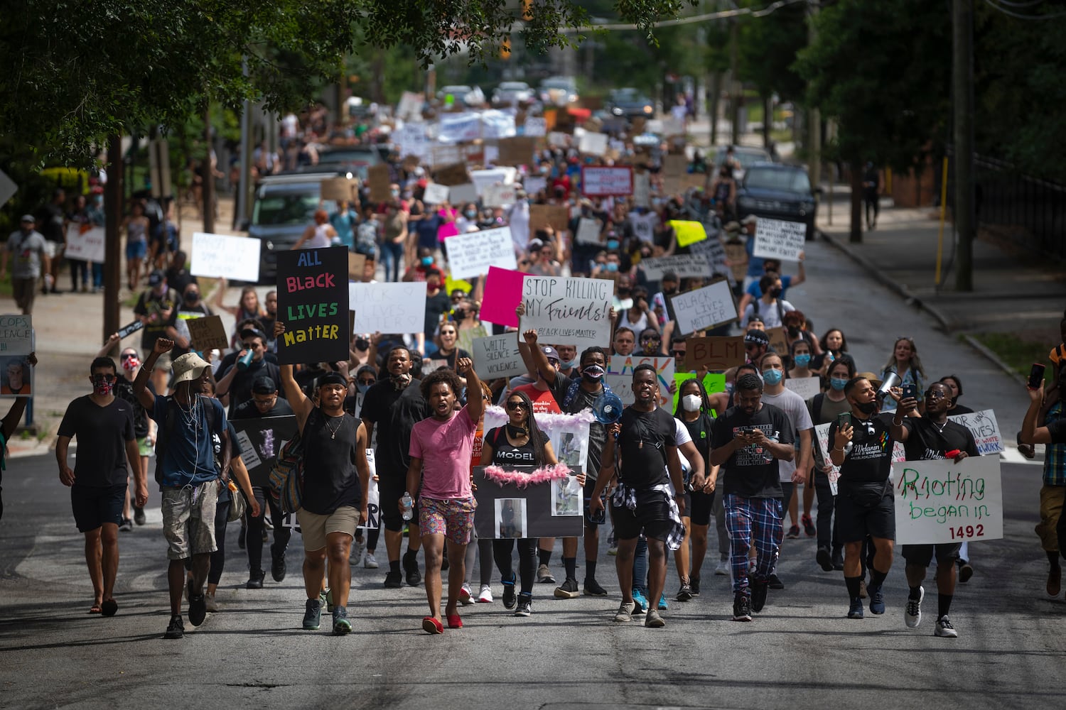 PHOTOS: 10th day of protests in Atlanta