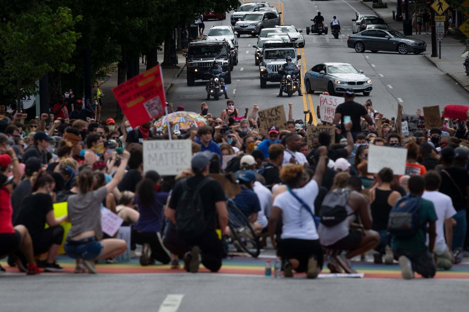 PHOTOS: 10th day of protests in Atlanta