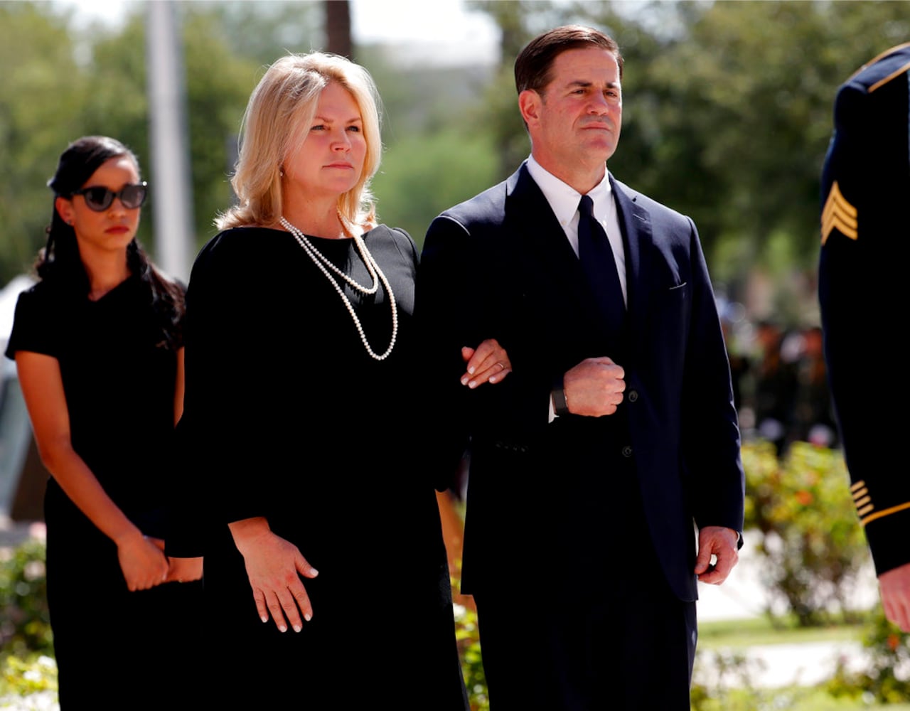 Photos: Sen. John McCain lies in state in Arizona Capitol