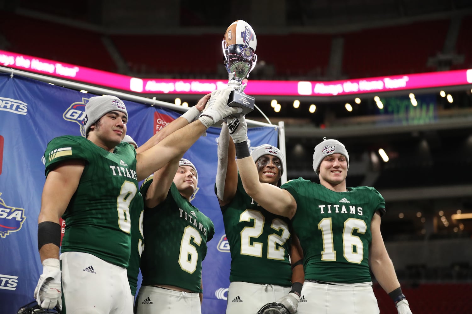 Photos: Day 2 of HS state title games at Mercedes-Benz Stadium