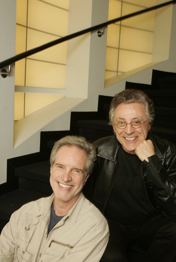 Bob Gaudio (left) and Frankie Valli still maintain a tight friendship.