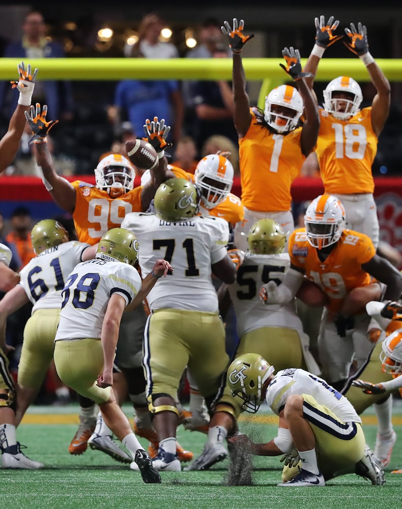 Photos: Georgia Tech falls to Tennessee in Chick-fil-A Kickoff game