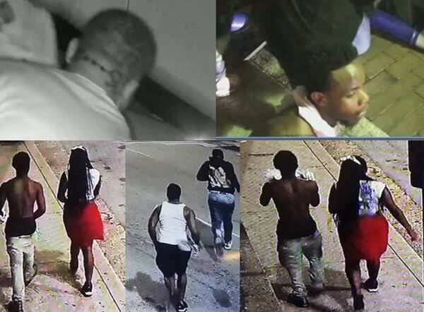 Anyone who recognizes the suspects is asked to call Atlanta police. 