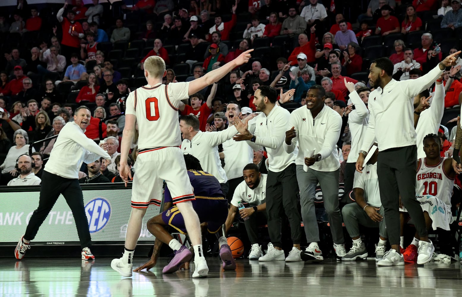 Georgia vs LSU basketball 