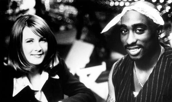 Tabitha Soren with Tupac Shakur who she interviewed for MTV News.
(Courtesy of Tabitha Soren)