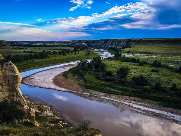 "The Little Missouri River winds through Theodore Roosevelt National Park in North Dakota," wrote Marc Rose.