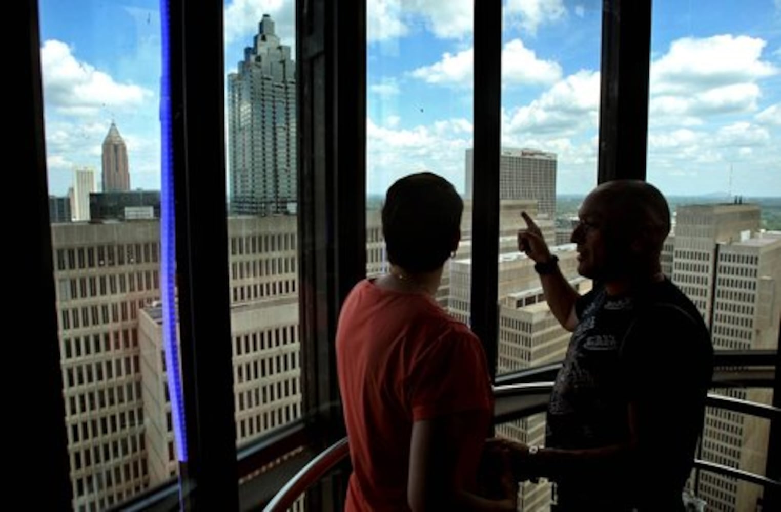 Westin Peachtree Plaza's scenic elevator reopens