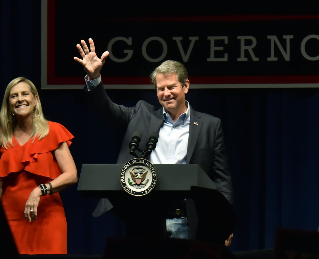 Photos: Mike Pence campaigns with Brian Kemp