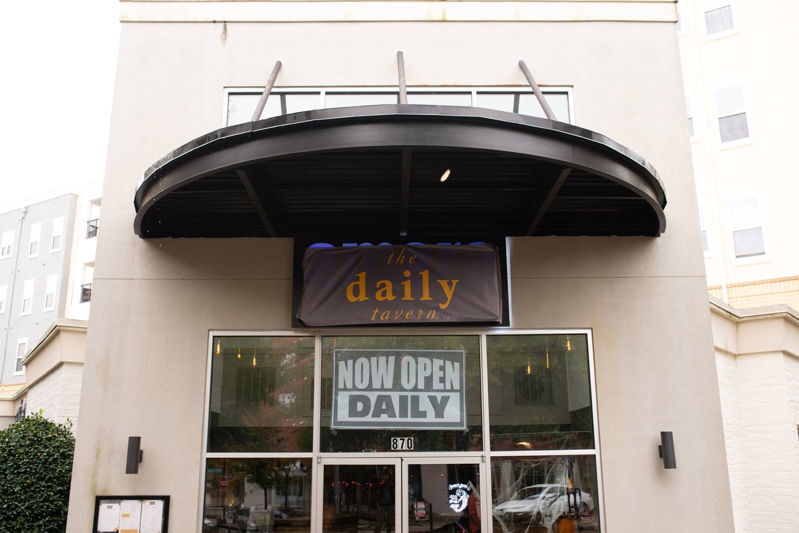 The Daily Tavern entrance. Photo credit- Mia Yakel.