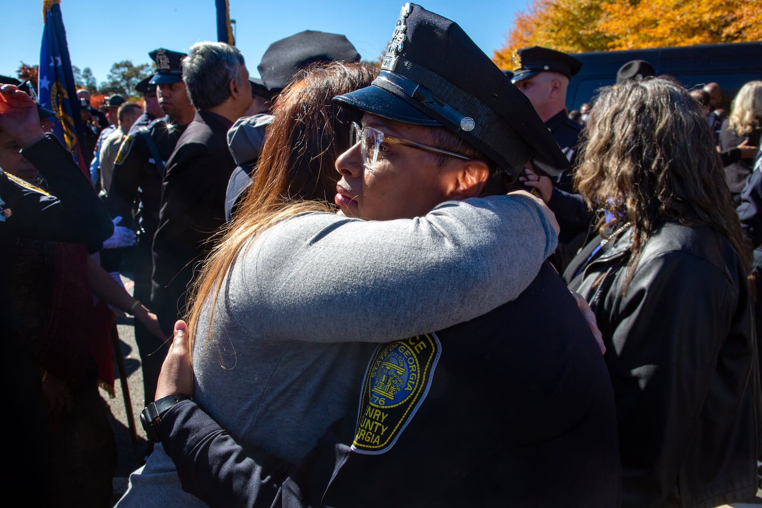 funeral service for Officer Paramhans Desai