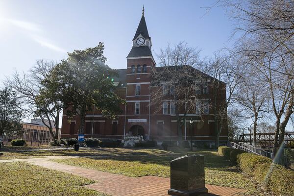 12/05/2019 — Atlanta, Georgia — The exterior of Fountain Hall on the campus of Morris Brown College, Thursday, December 5, 2019. (ALYSSA POINTER/ALYSSA.POINTER@AJC.COM)