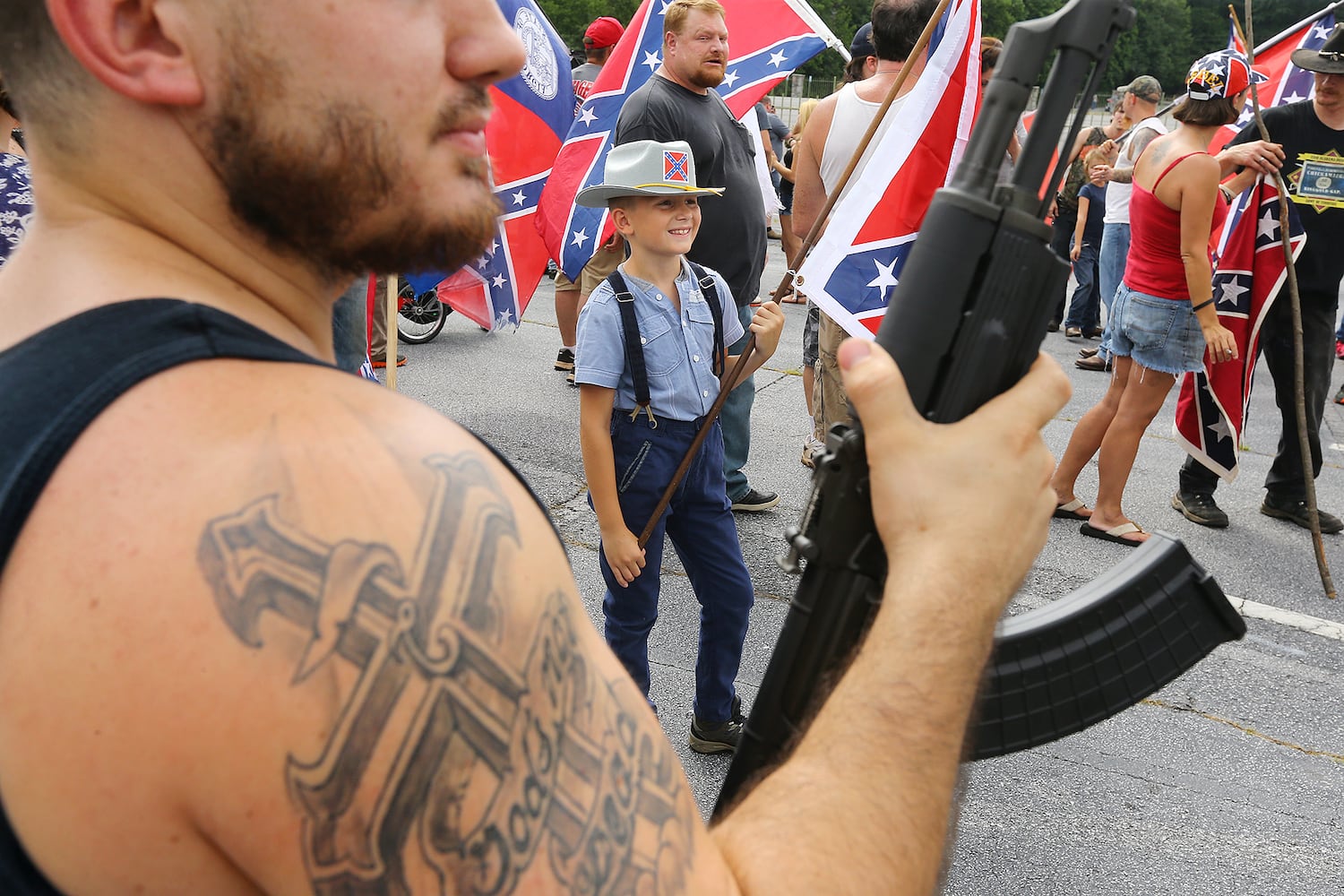 Confederate flag rally