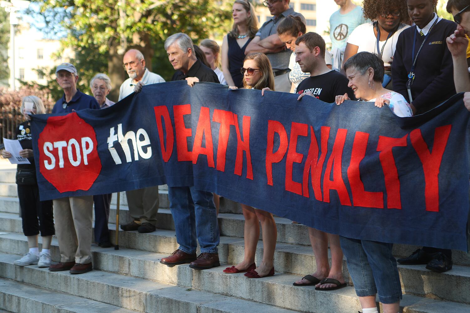 Death penalty protest at Georgia Capitol