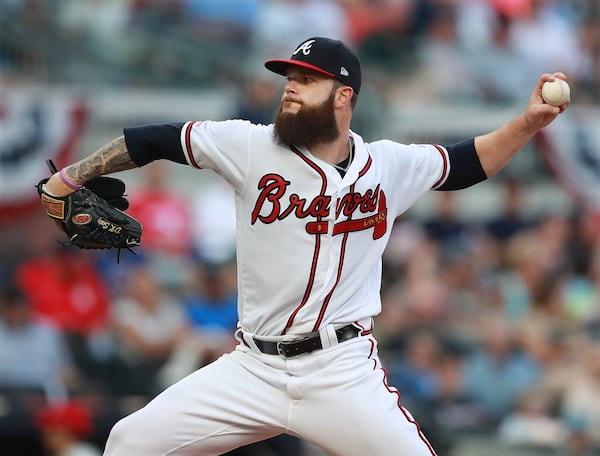 Braves pitcher Dallas Keuchel.     