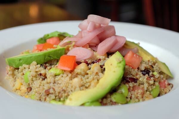 There’s no law that says you have to eat turkey on Thanksgiving. The Mother Nature Salad is on the menu at HOBNOB.