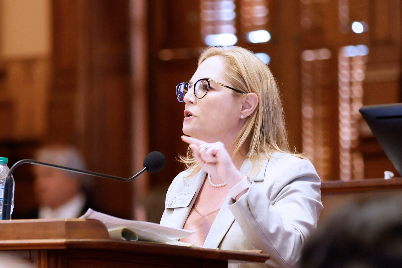 State Rep. Esther Panitch, D-Sandy Springs, is a guest today on the "Politically Georgia" show.