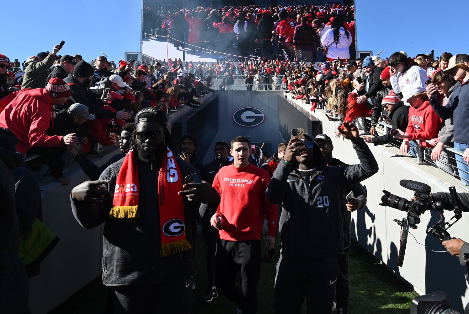 2022 National Championship celebration