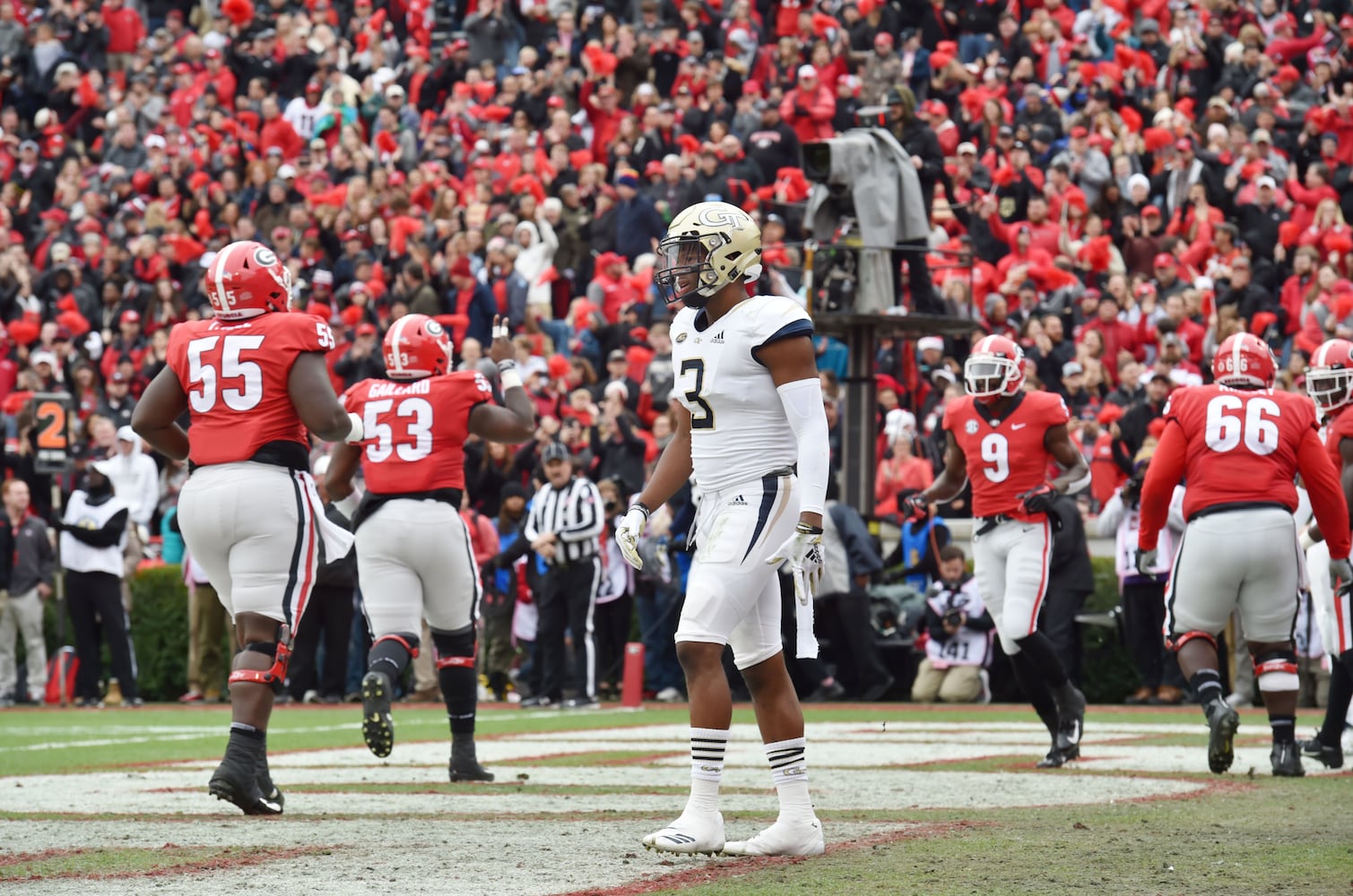 Photos: Bulldogs rout Georgia Tech, improve to 11-1