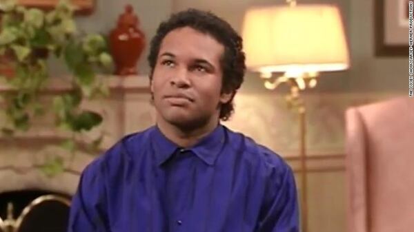 Geoffrey Owens on "The Cosby Show" three decades ago.