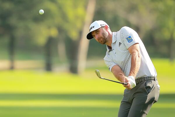 If Dustin Johnson is in control of his short game at the Masters, he will be very hard to beat. (Photo by Hector Vivas/Getty Images)