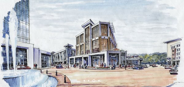 A massive mixed-use development near the Mall of Georgia was approved last week by the Gwinnett County Board of Commissioners. (Credit: Ivy Creek Partners LLC)